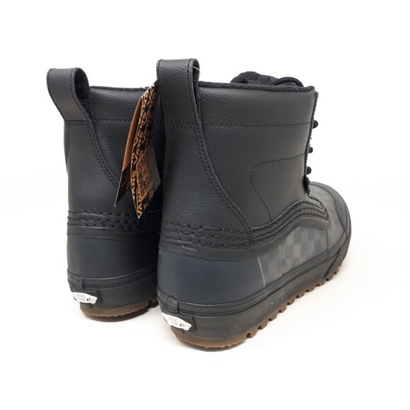 Vans Standard Mid Snow MTE Winter Boot Waterproof Mens Size 11 US Black Checker - Picture 5 of 12